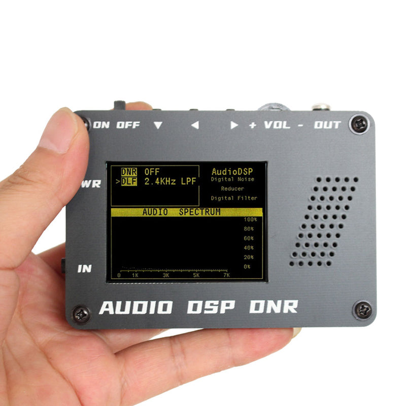 Audio DSP Reductor de Ruido DNR Filtro Digital Radio SSB YAESU ICOM + Altavoz