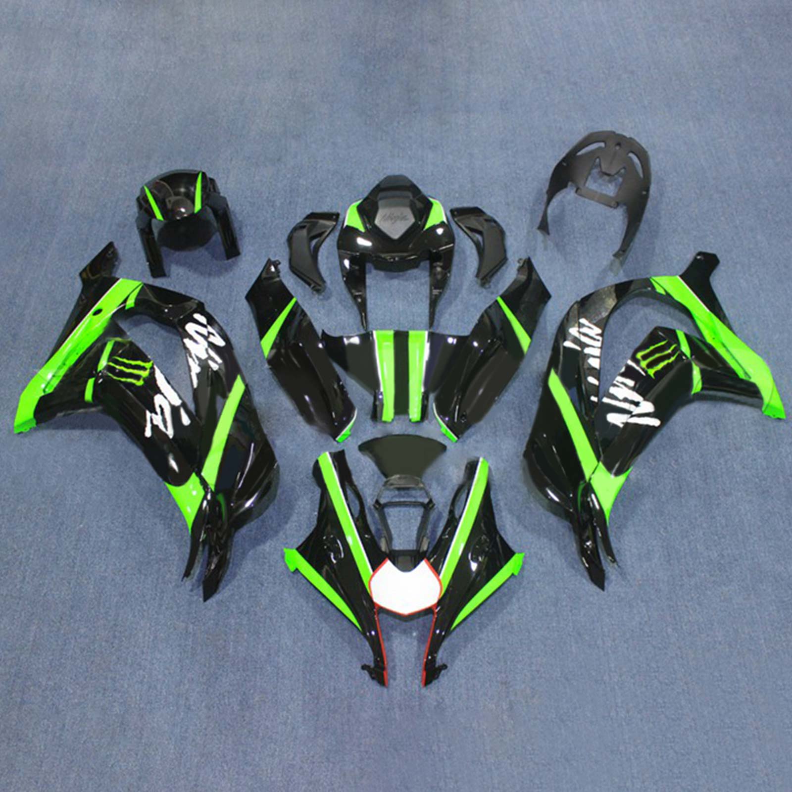 Kawasaki ZX10R 2016-2020 Fairing Kit Bodywork Plastic ABS