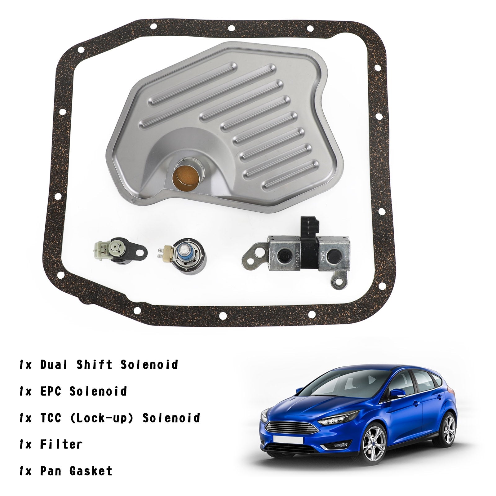 4R70W 4R75W Juego de servicio de solenoide de transmisión Shift EPC TCC 2005-2008 Genérico