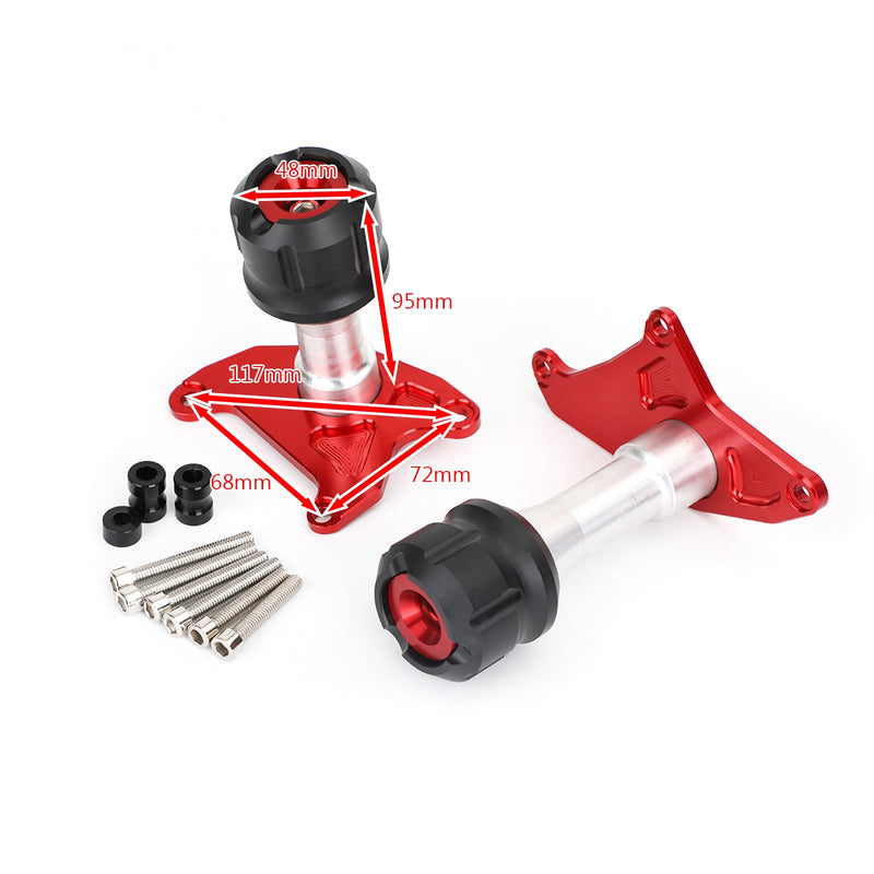 Billet ALU Anti Crash Frame Protector para Honda MSX125 SF Grom 125 2013-2019 Genérico