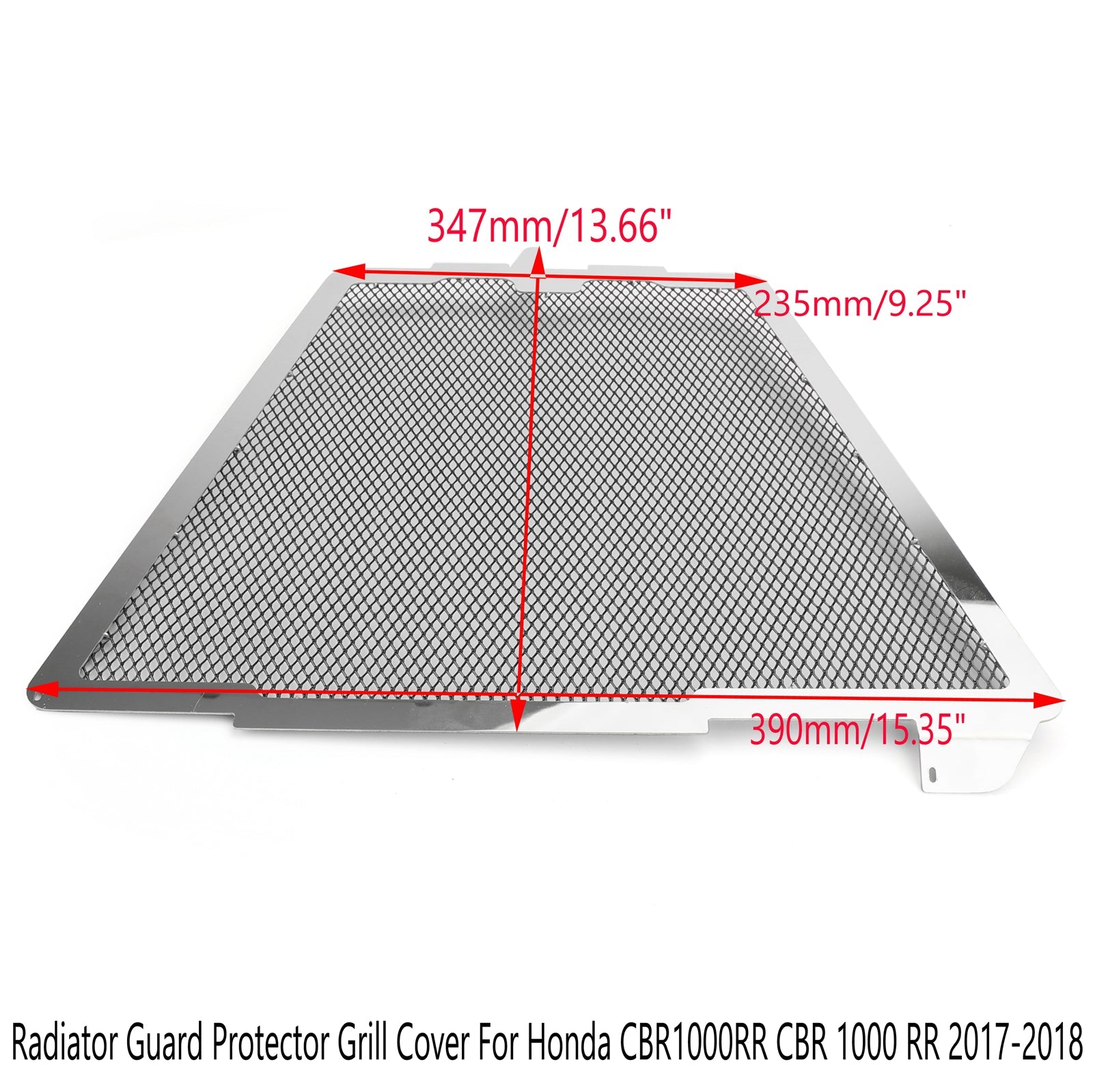 Protector de radiador cubierta de rejilla para Honda CBR1000RR 2017-2018 genérico