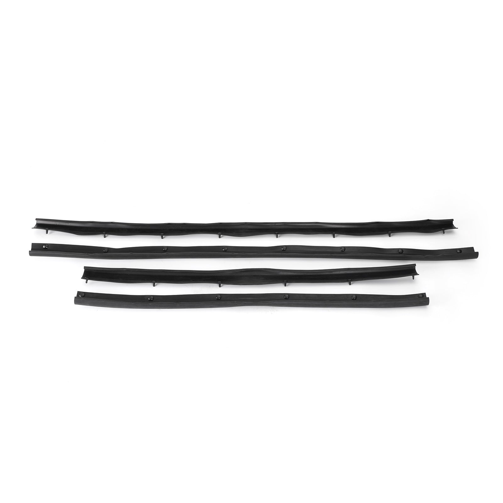 Front+Rear Lower Door Weather Strip Seal Trim For Ford F250 F350 Crew Cab 99-16 Generic