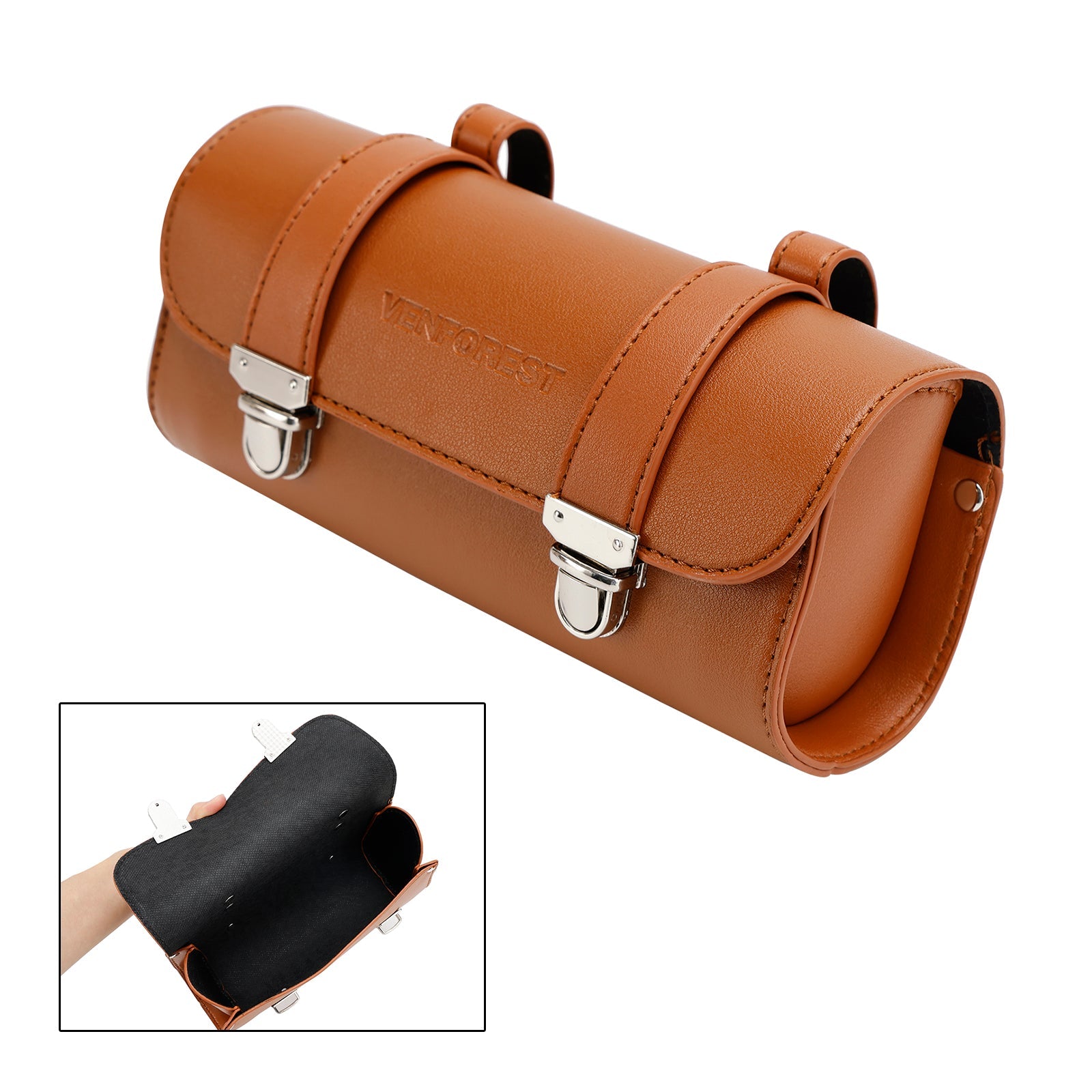 Saddlebag Storage Tool Bag Universal Handlebar Thicken Front Bag For Motorcycle