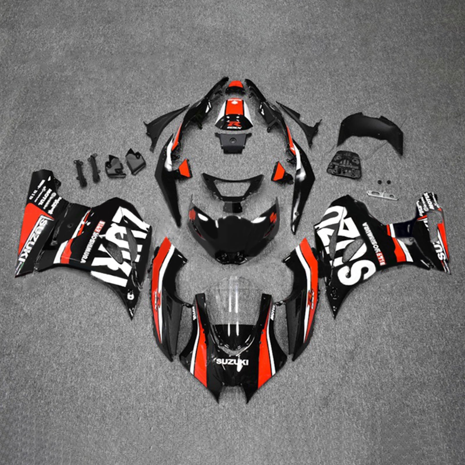 سوزوكي GSXR1000 2017-2023 K17 Fairing Kit هيكل السيارة بلاستيك ABS