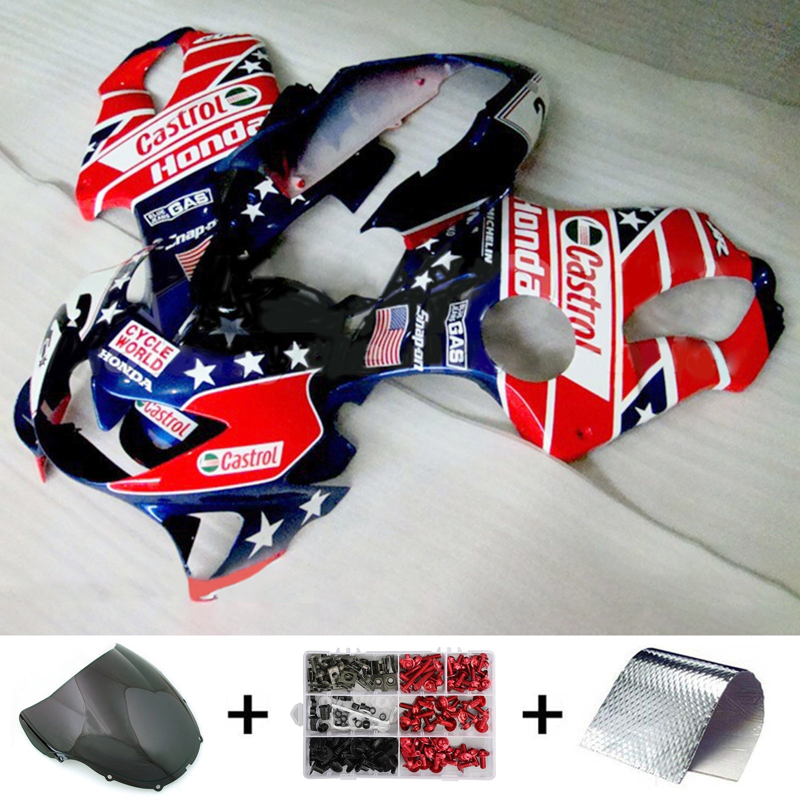 Honda CBR600 F4 1999-2000 Fairing Kit Bodywork Plastic ABS