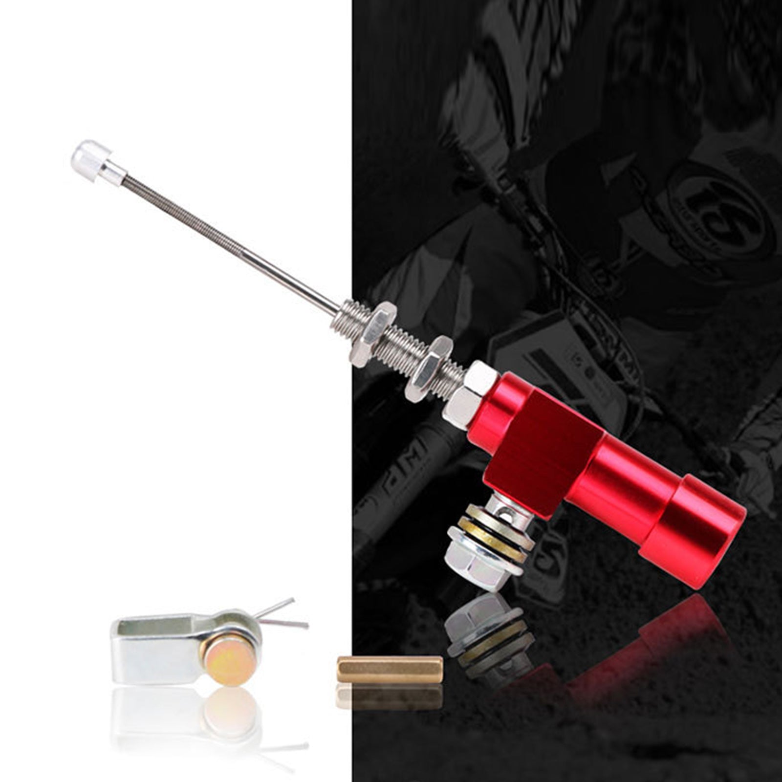 Motorcycle Hydraulic Clutch Master Cylinder Rod Brake Pump M10X1.25Mm Aluminum