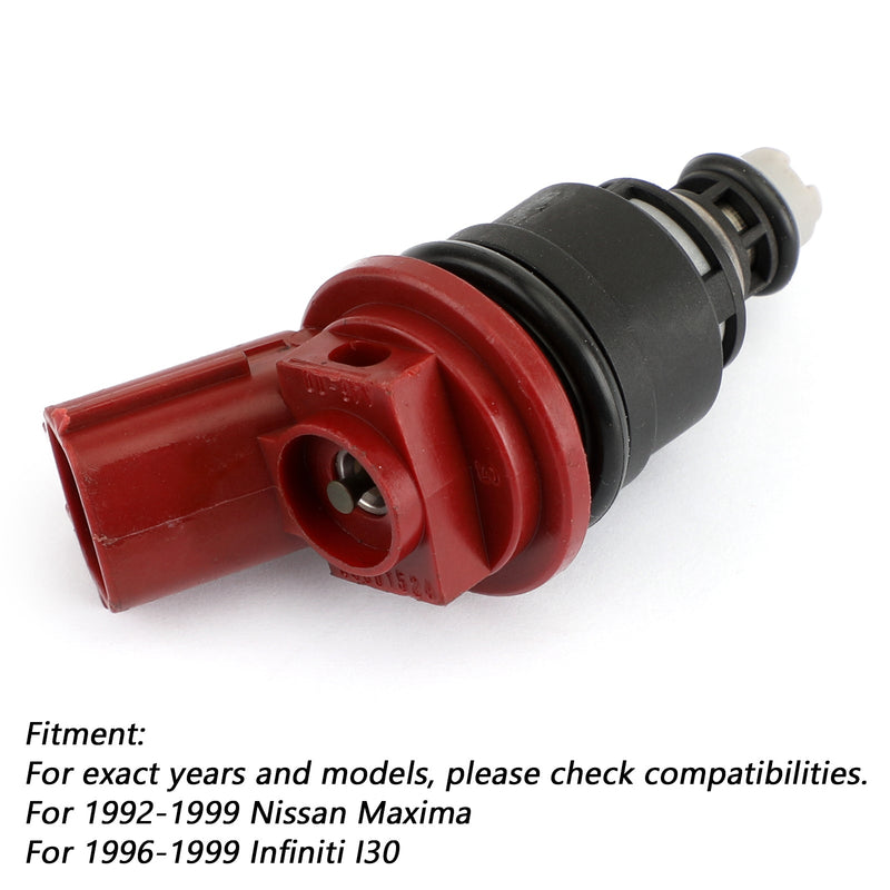 Juego de 6 inyectores de combustible aptos para Infiniti I30 96-99 Nissan Maxima 92-99 1660096E01 genérico