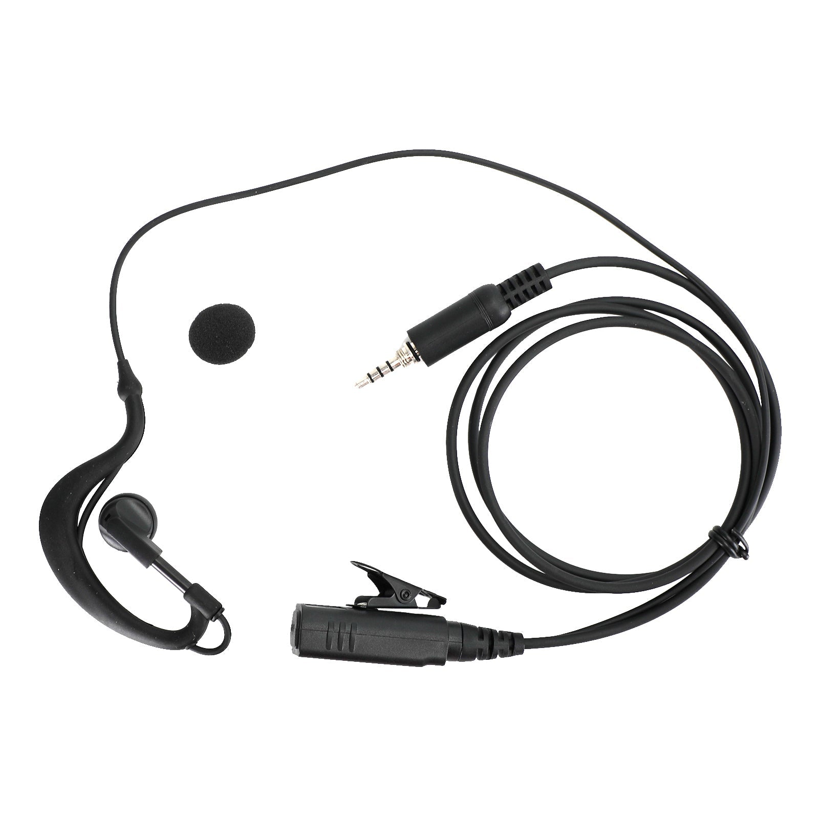 G-Shape Earpiece Headset Oval PTT MIC For ICOM IC-M33 M34 M36 M23 M24 M25 RS-35M