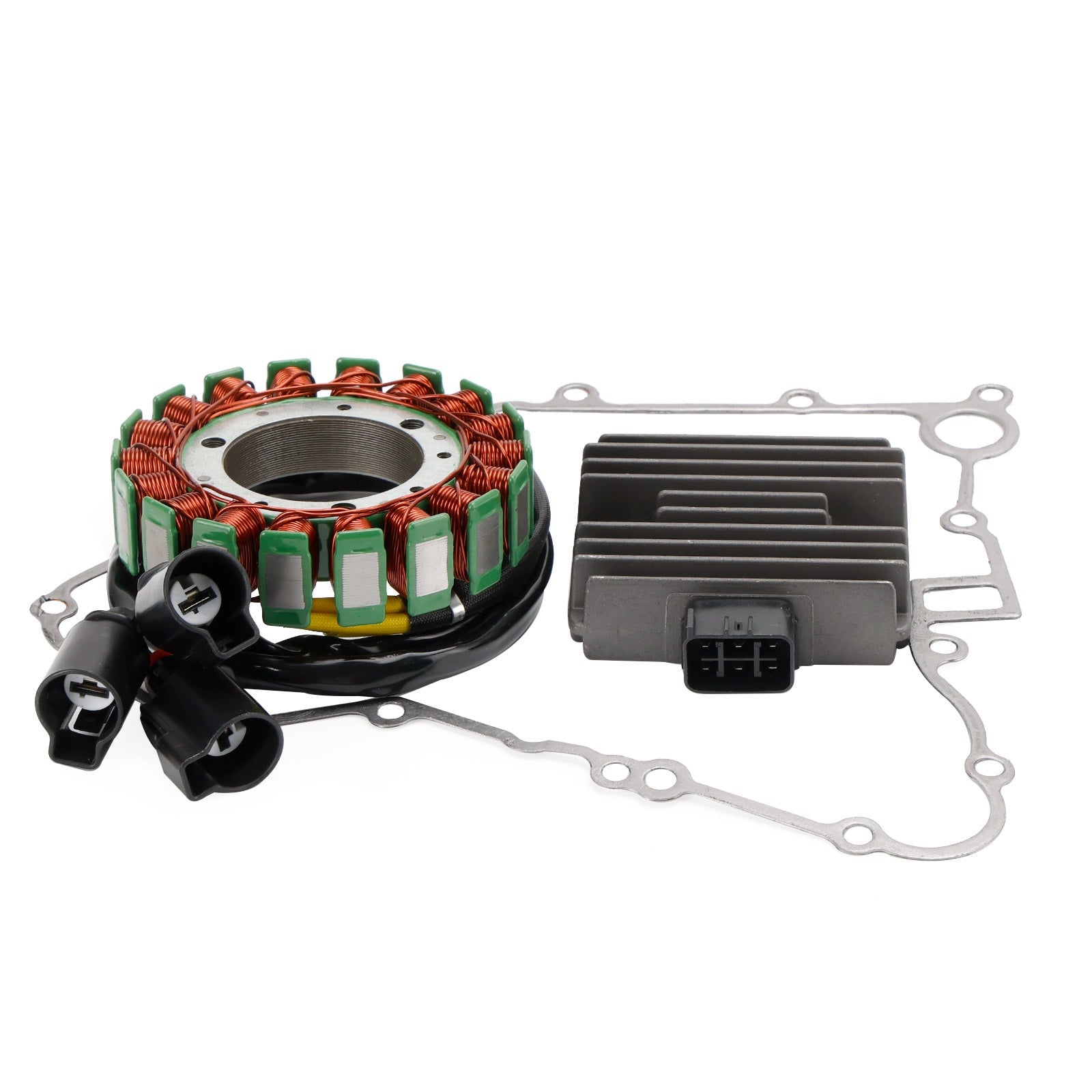 2009-2012 كاواساكي KRF750 Teryx 750 FI 4X4 /Sport Regulator Magneto الجزء الثابت لفائف مجموعات ربط السيراميك الارضي