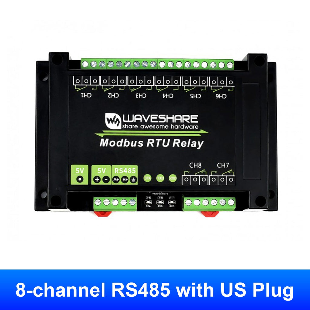 Modbus RTU 8/16/32-channel RS485 Relay Module Isolation Protection Cir