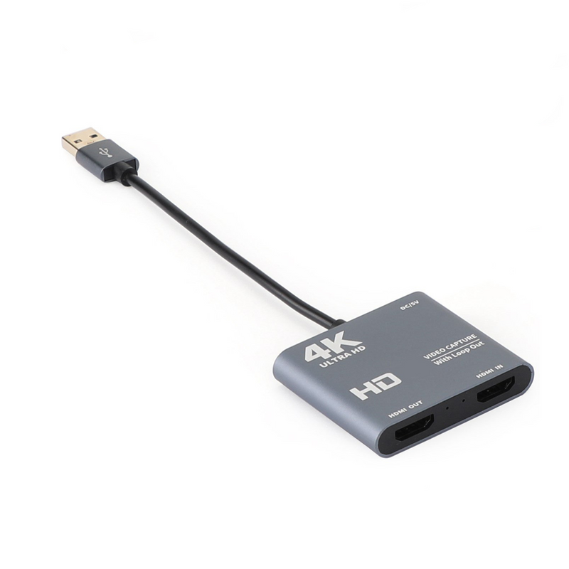 4K 1080p 60fps HD إلى USB 3.0 بطاقة التقاط الفيديو لعبة مسجل مباشر التوصيل والتشغيل