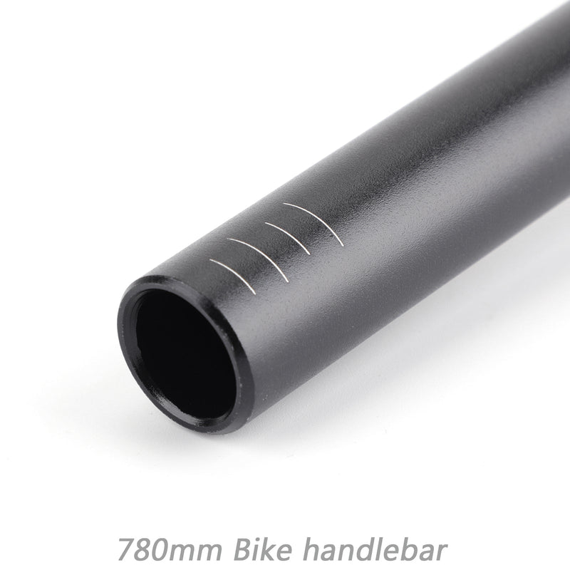 BMX MTB bicicleta de montaña bicicleta manillar 31,8mm Riser Bar 780mm longitud