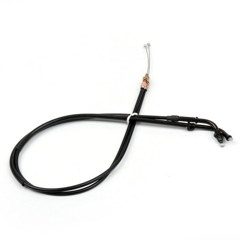 Cable del acelerador para Honda NV400 Steed 1992-1997 VT600 1988-1997 Negro Genérico