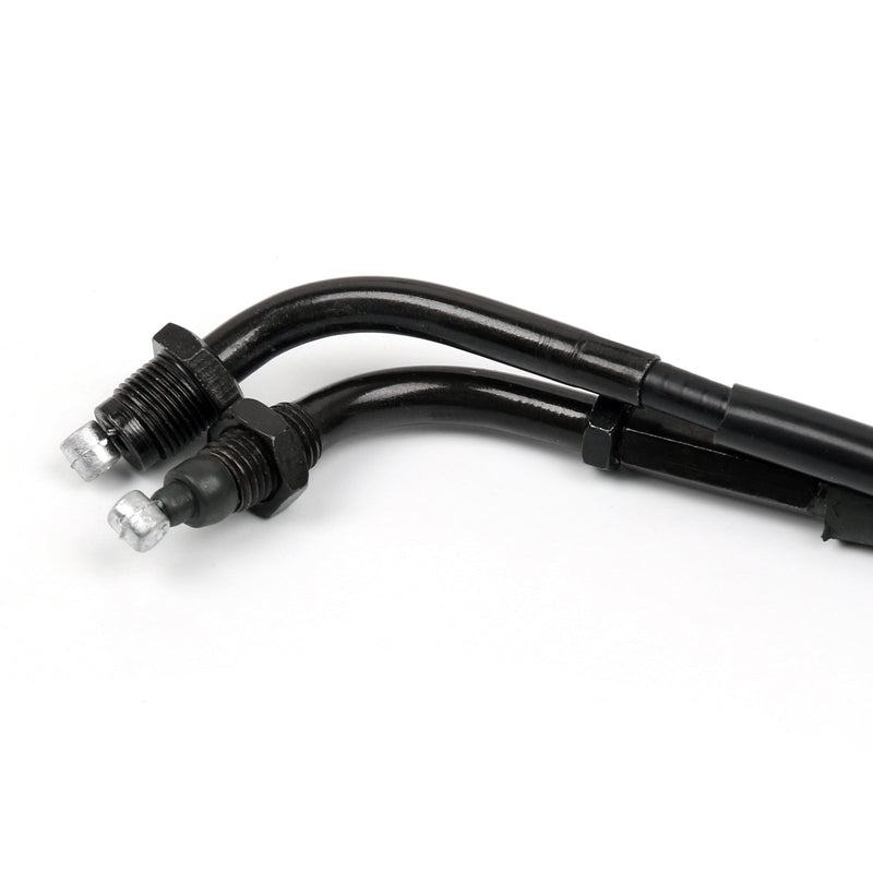 Cable del acelerador para Honda NV400 Steed 1992-1997 VT600 1988-1997 Negro Genérico