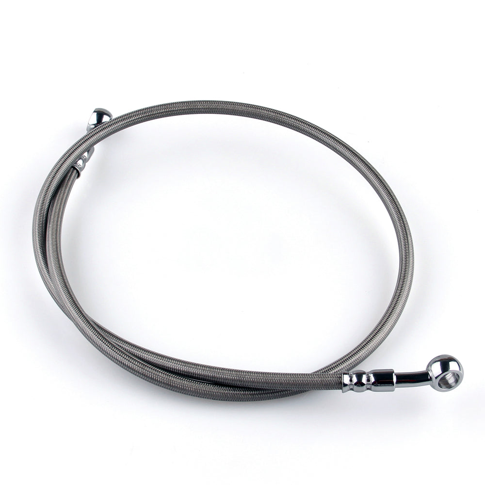 70cm/28 Motorcycle Brake Oil Hose Line Banjo Fitting Stainless Steel Swivel End Generic