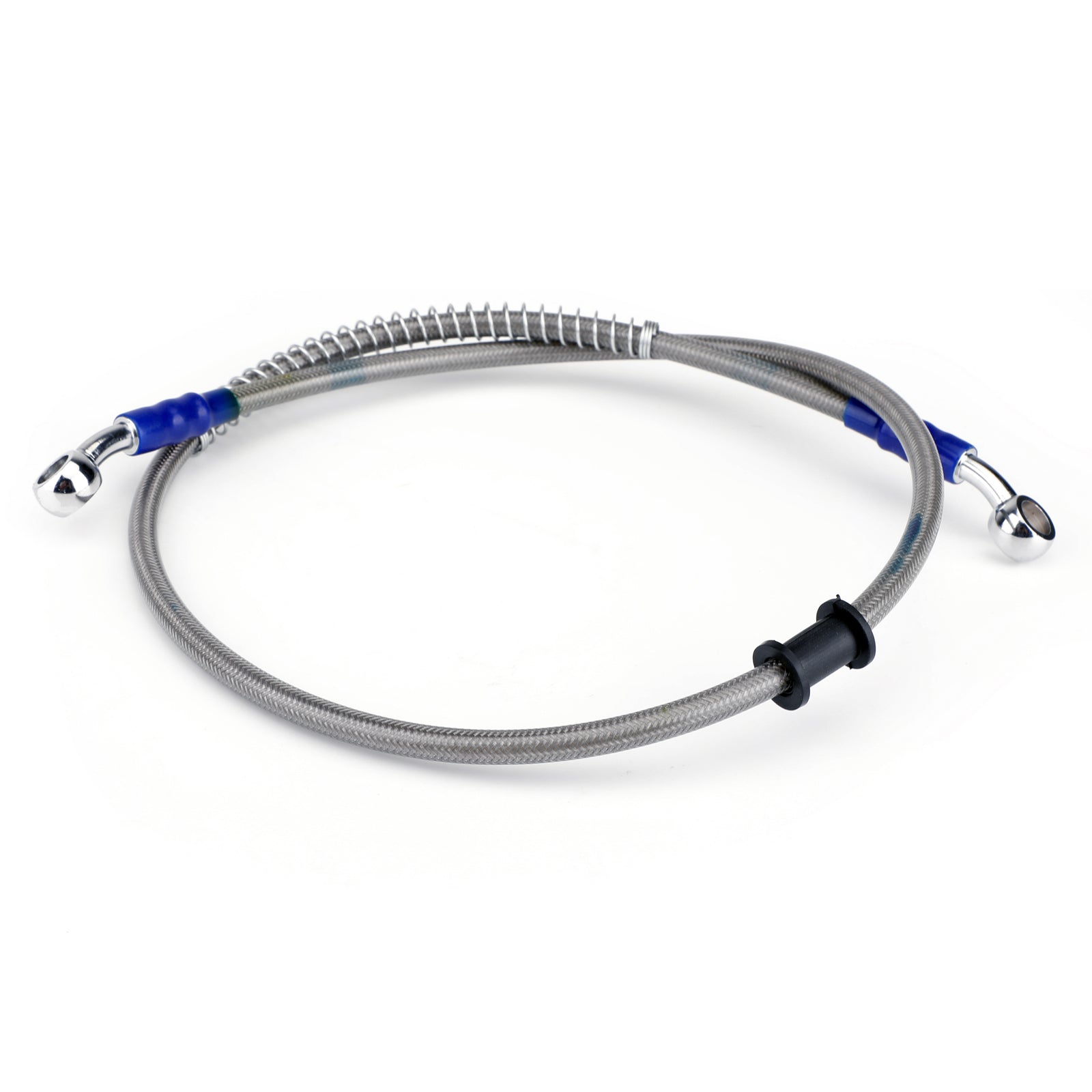 90cm/35 M10 Brake Oil Hose Line Banjo Fitting Stainless Steel End Generic