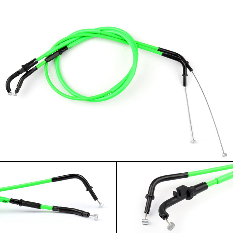 Cable del acelerador Push/Pull Wire Line Gas para Kawasaki Z800 2013-2016 2015 Genérico