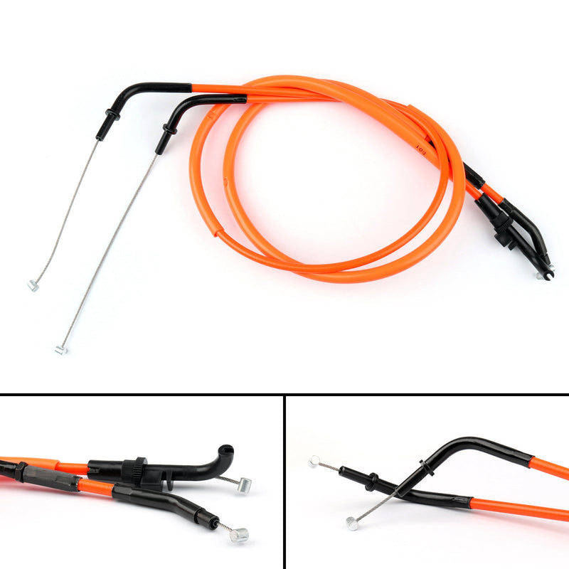 Cable del acelerador Push/Pull Wire Line Gas para Kawasaki Z800 2013-2016 2015 Genérico