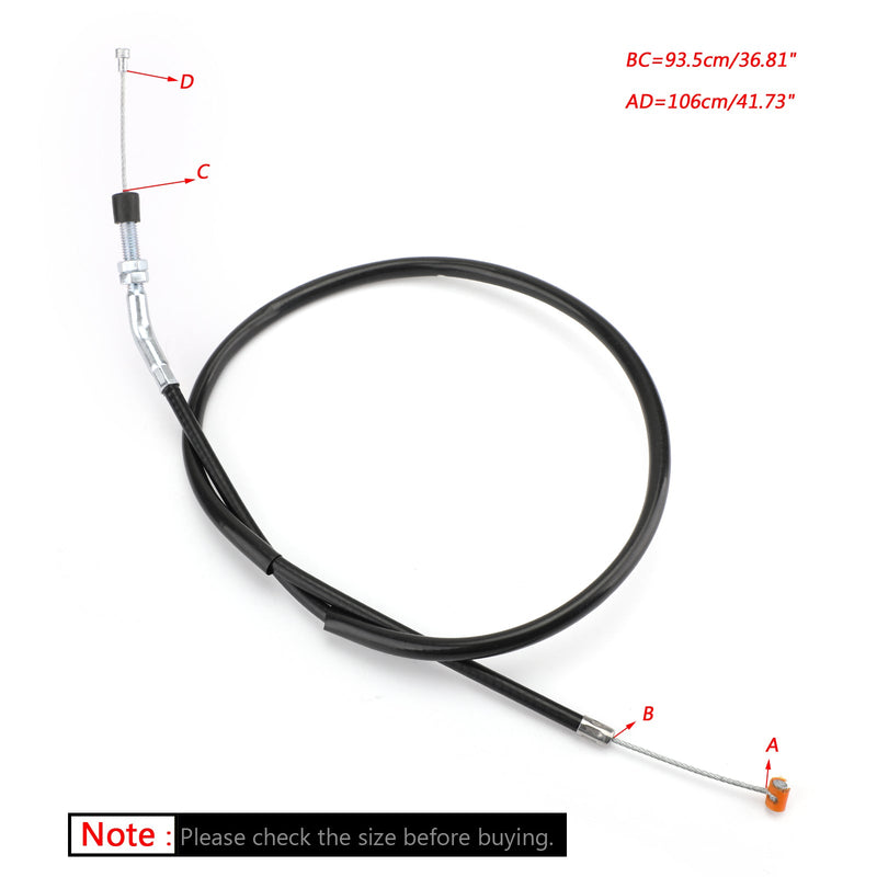 Cable de embrague negro para Honda TRX400EX Sportrax 400 EX 22870-HN1-000 genérico