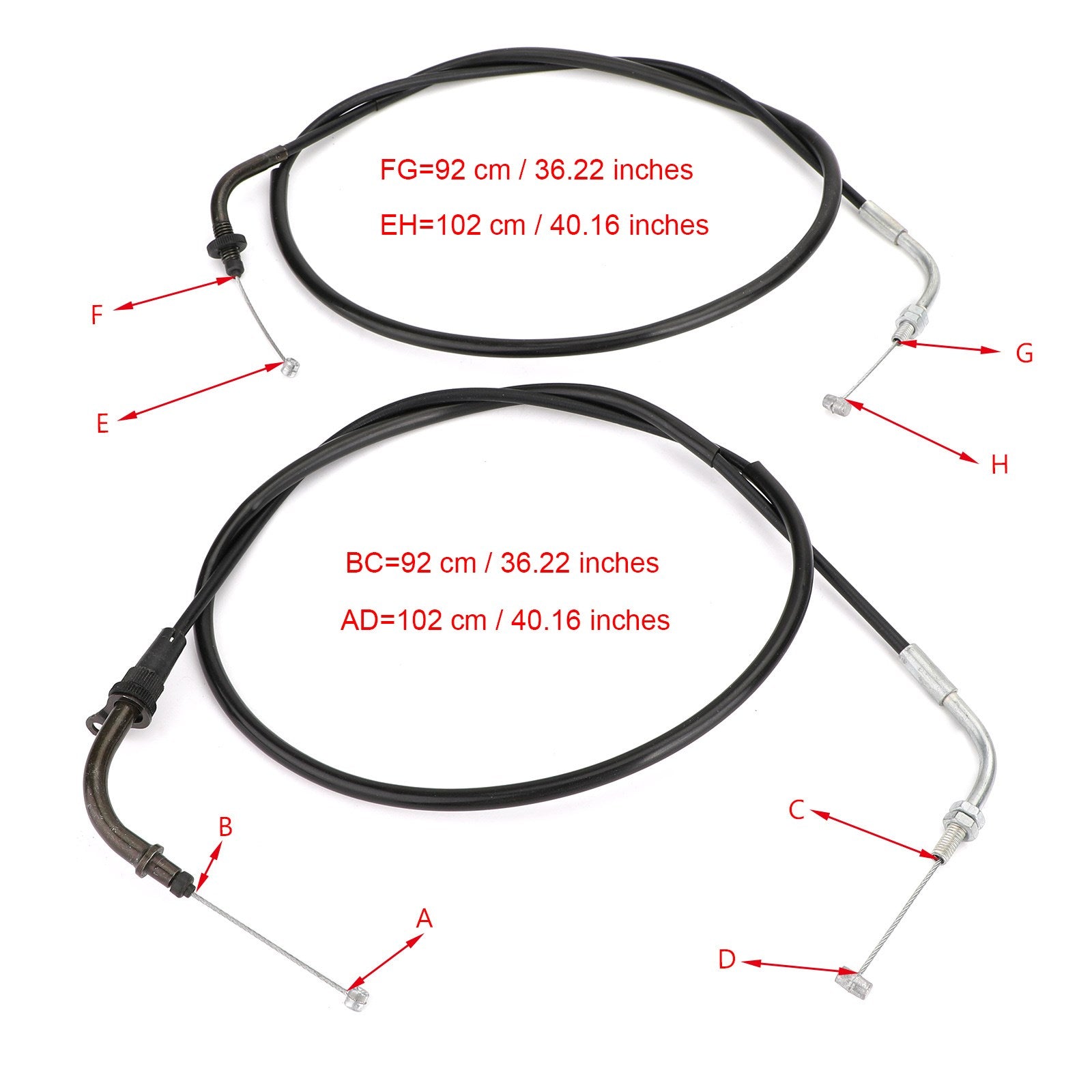 Throttle Cable 5PB-26311-10 For Yamaha Drag Star 1100 XVS1100 2000-2008 Generic