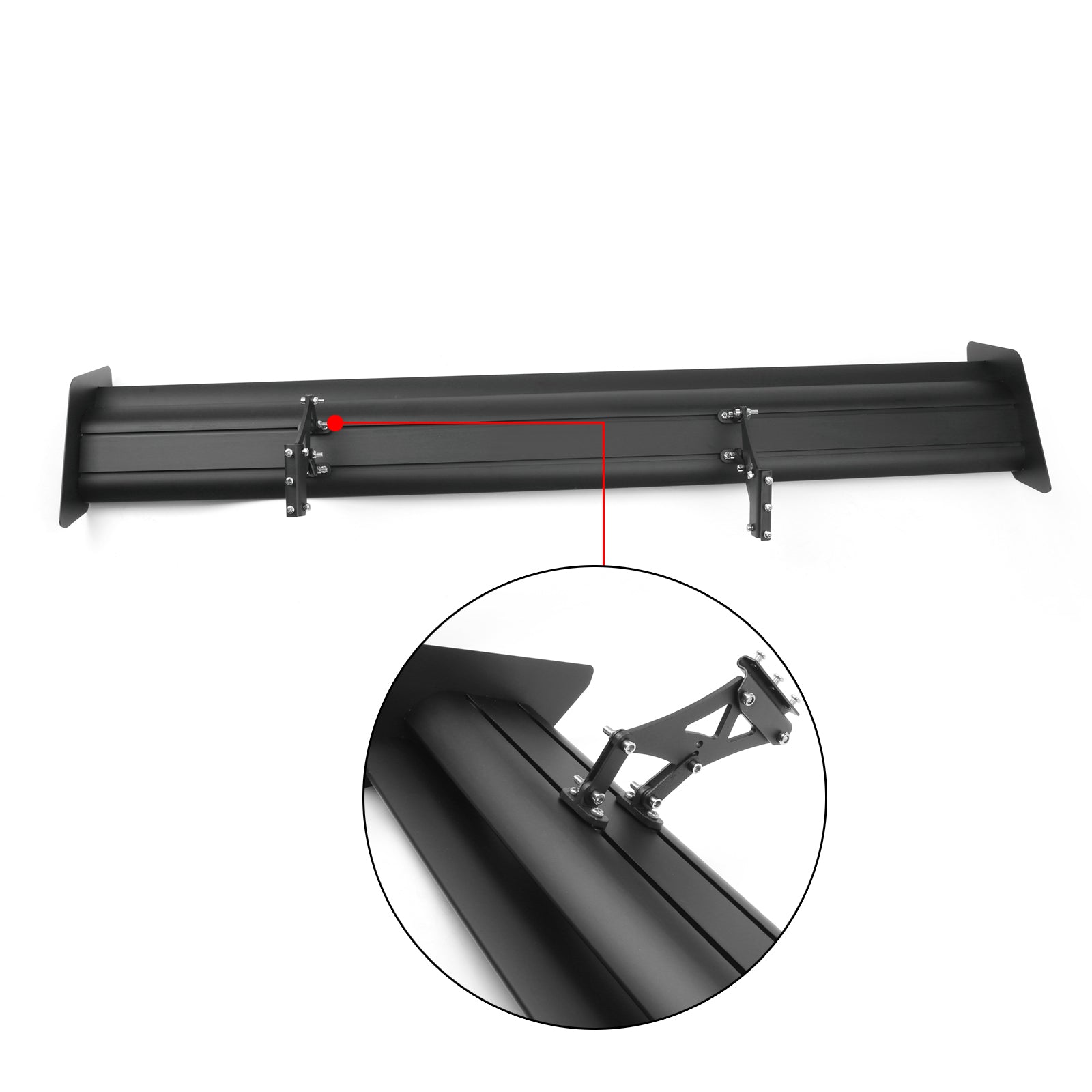 Universal Aluminum Adjustable Double Deck GT Rear Trunk Wing Spoiler