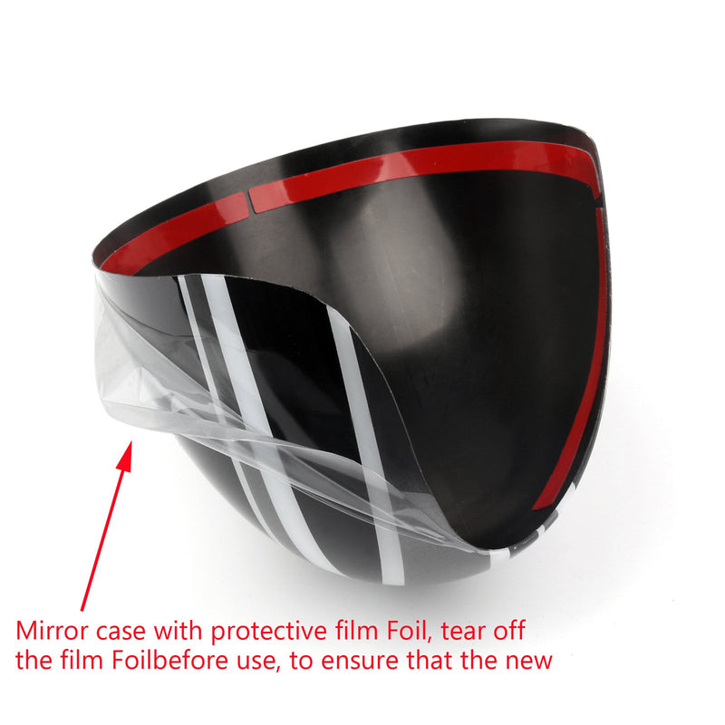 Side Mirror Caps Set Covers for MINI Cooper Hardtop 2014 F55 & 2015 F56 Generic