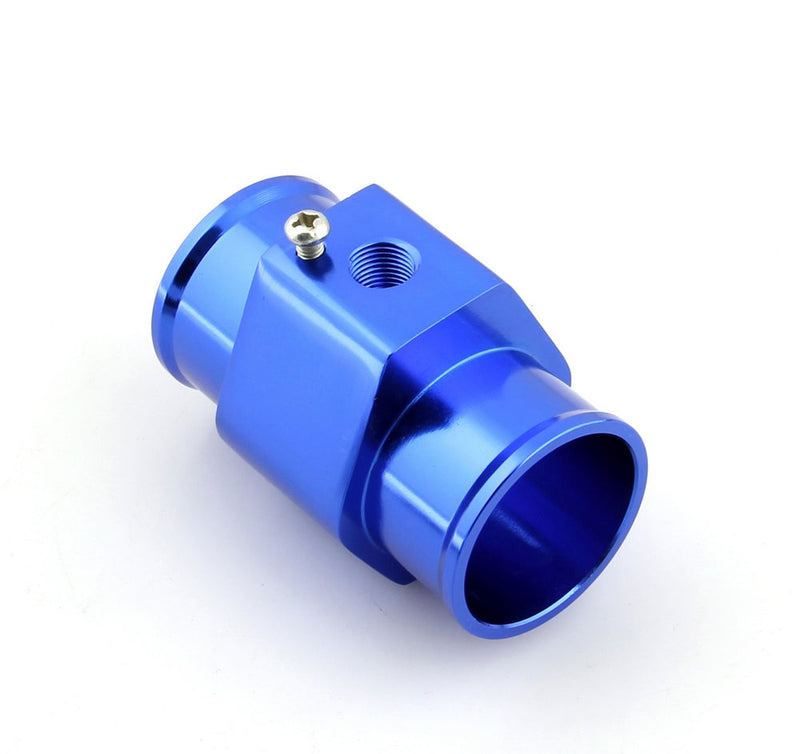 30mm Blue Water Temp Joint Pipe Temperature Gauge Radiator Adapter Hose Sensor Generic