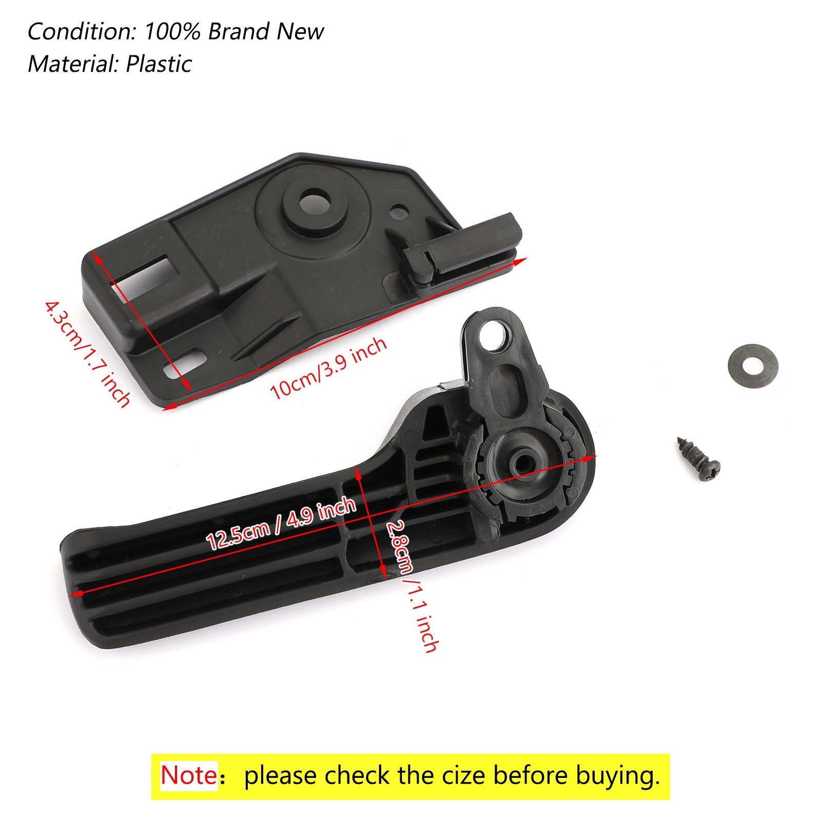 Hood Latch Release Handle Bracket For VW Jetta Golf Beetle 1J1823633A 1J1823533C Generic