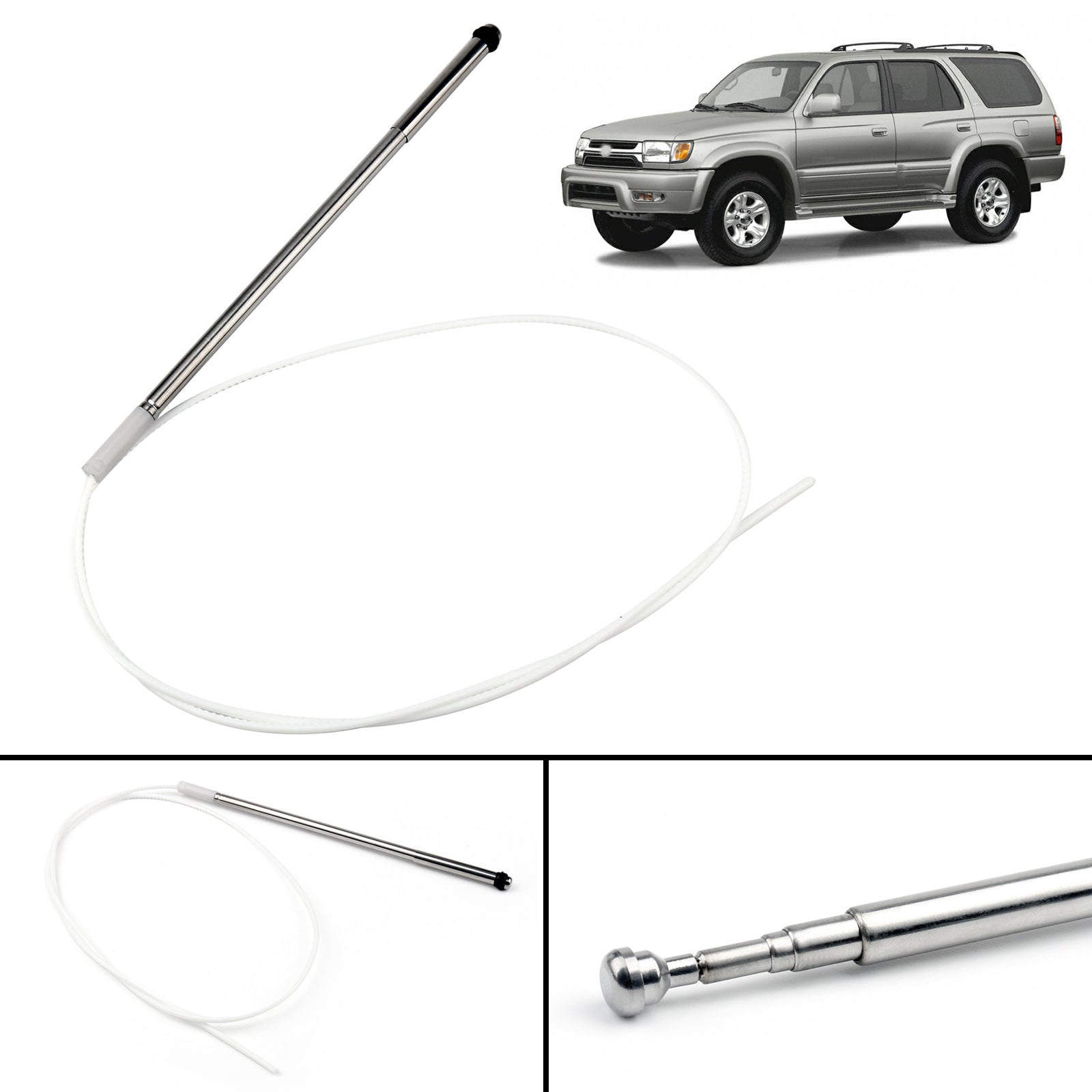 Cable de reemplazo de mástil aéreo de antena de alimentación 86337-35111 para Toyota 4Runner 1996-2002