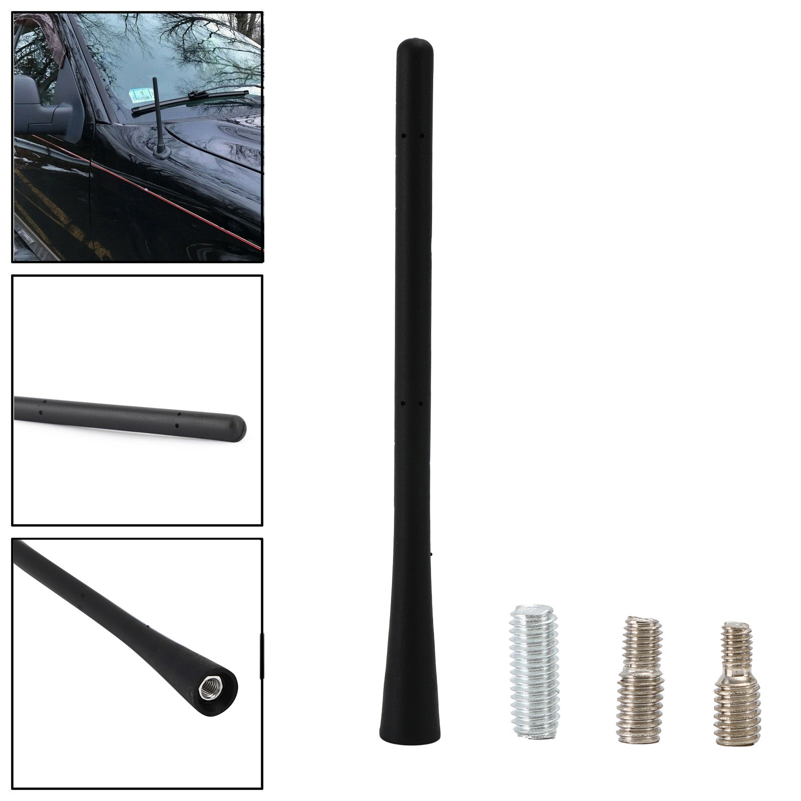 7Inch Rubber Signal Antenna For Ford F150 F250 F350 Ram 1500 2009-2019 Generic