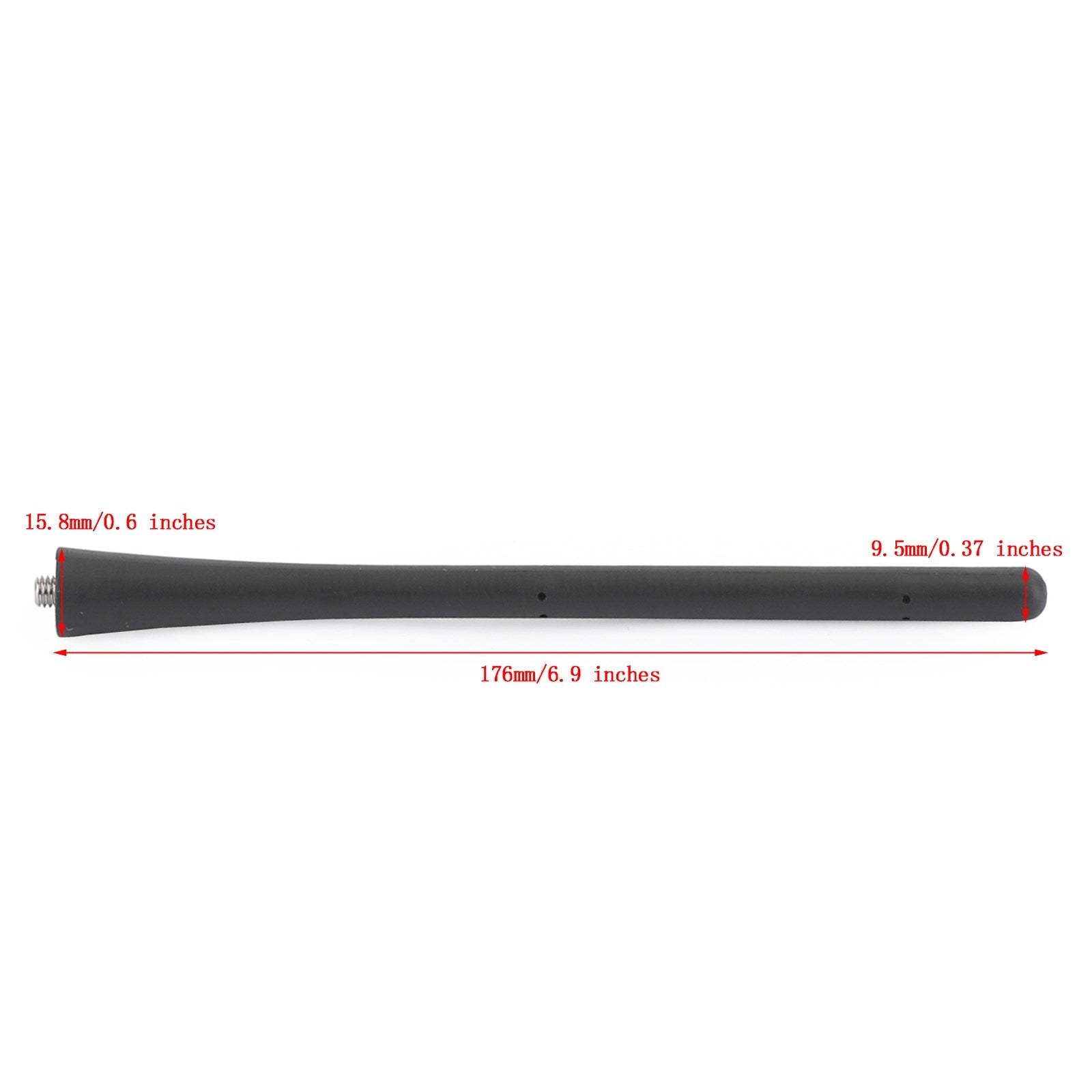 Antena de señal de goma de 7 pulgadas para Ford F150 F250 F350 Ram 1500 2009-2019 genérico