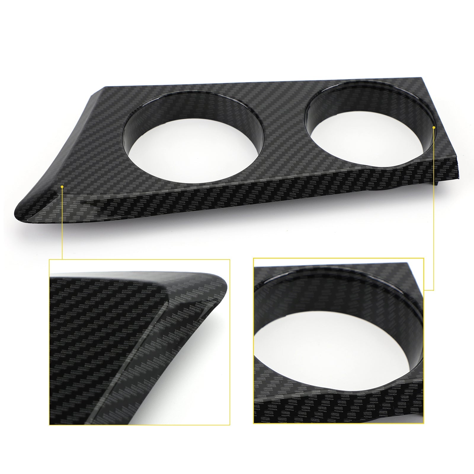 Carbon Fibre Cup Holder For BMW 1 Series E81 E82 E87 E88 Hatchback Coupe Generic