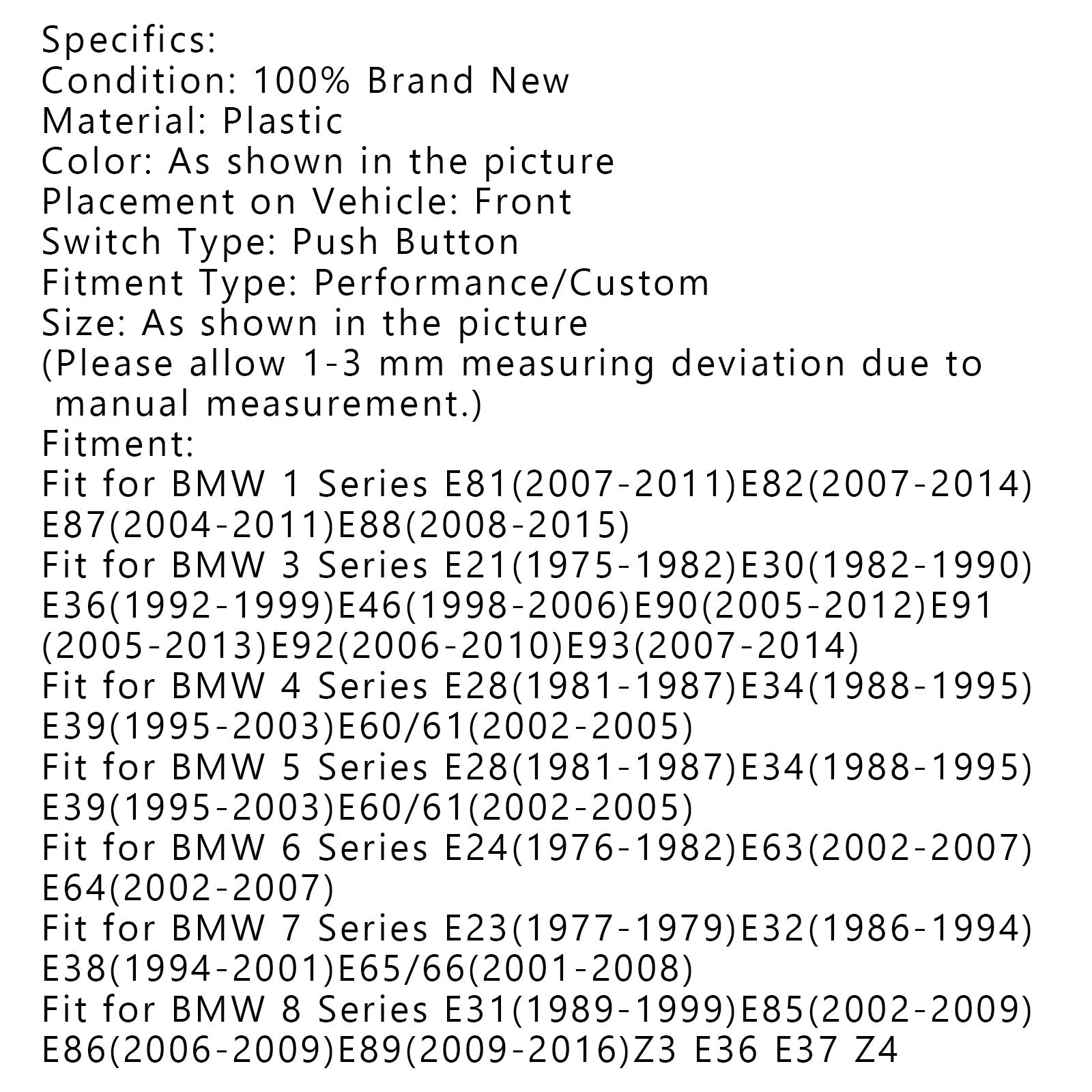 محرك بدء إيقاف التبديل زر ملصق كريستال لهيكل Bmw E E90/92/93/64/46 عام