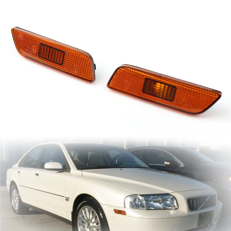Front Bumper Left/Right Side Turn Signal Lamp Light For Volvo S80 1998-2006 Generic