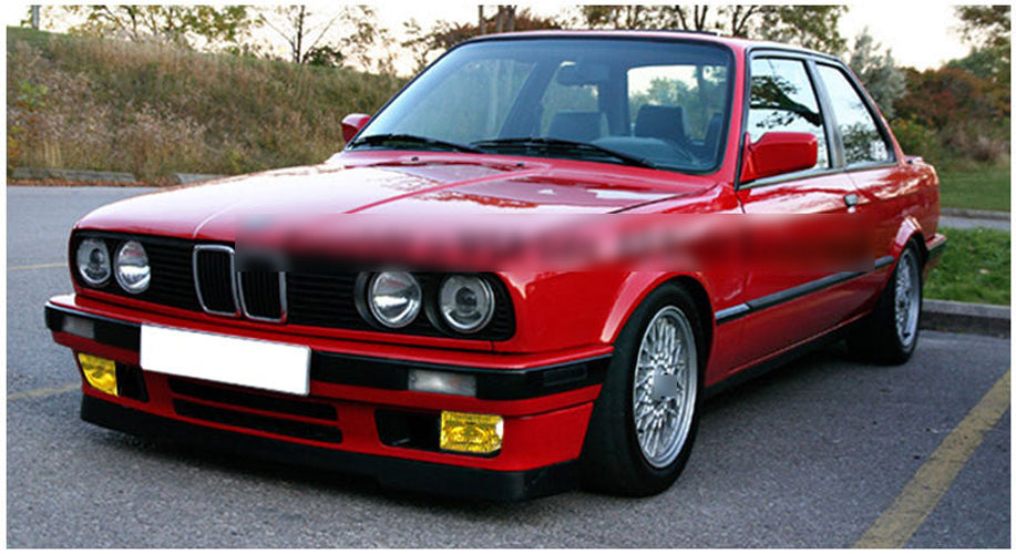 Front Bumper Fog Lights Plastic Lens Kit For 85-93 BMW E30 3-Series Sedan Generic