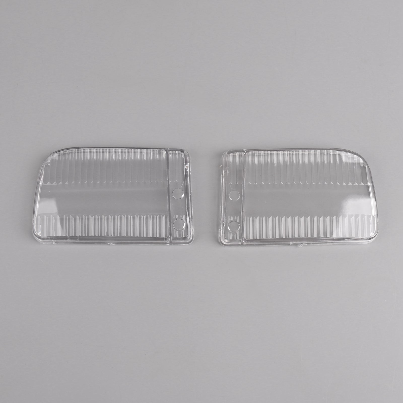 Pair Front Bumper Fog Lights Clear Plastic Lens For BMW E30 318i 318is 1982-1991