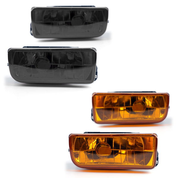 For BMW 92-1998 E36 3 Series 2/4D Replacement Fog Lights Lamps Crystal Lens R&L