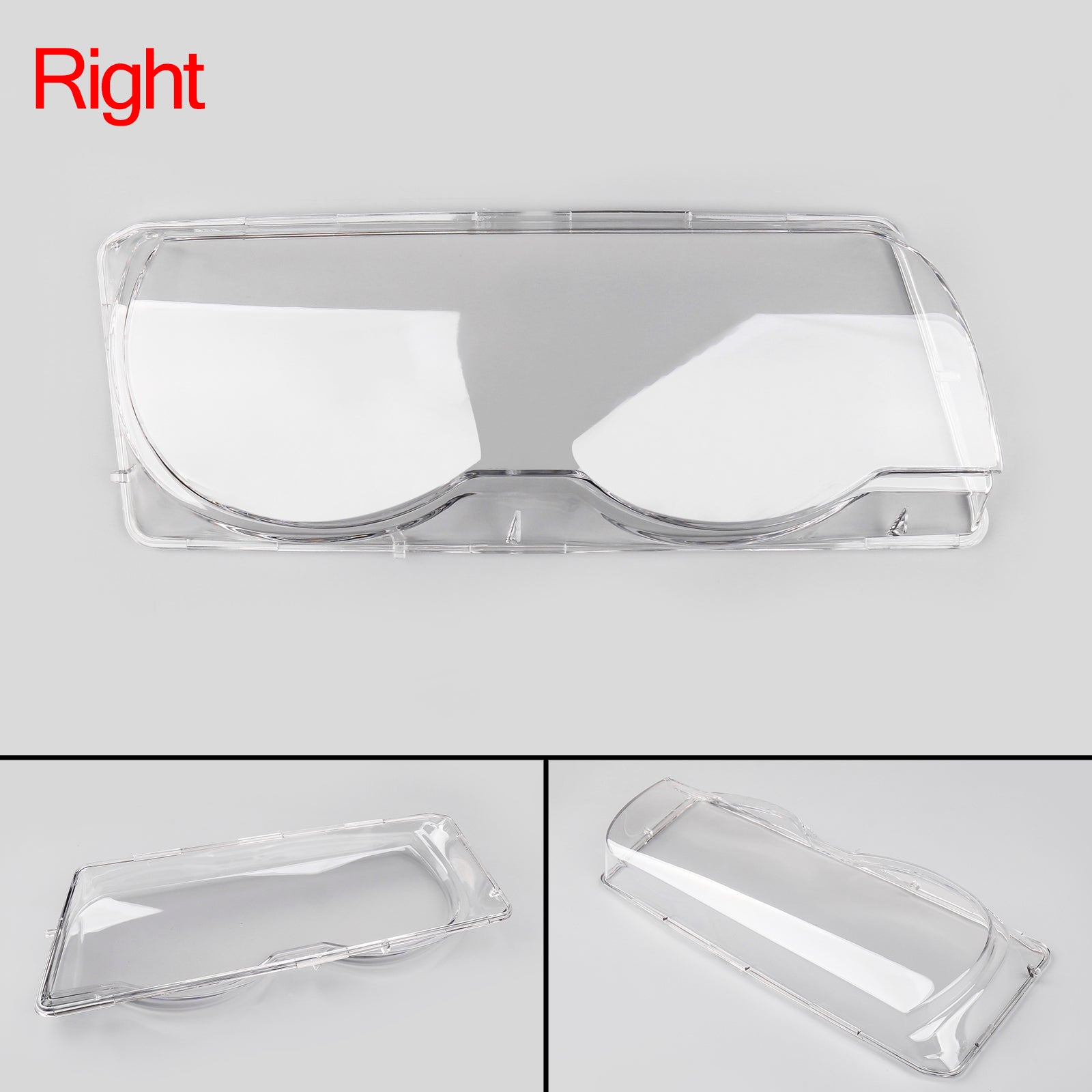 1 unidad de carcasa transparente para lente de faro delantero de coche para BMW E38 1999-2001 L/R genérico