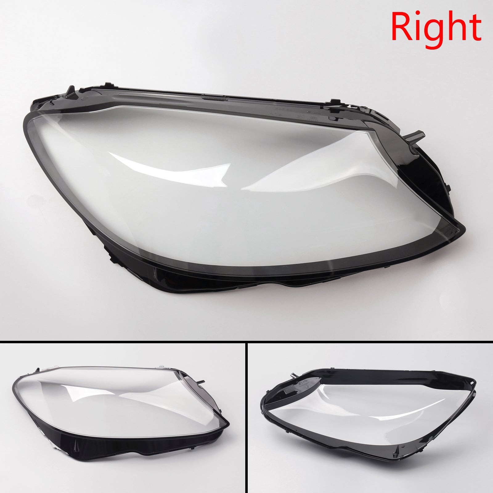 L / R Side Headlight Cover Headlamp Lens Lenses For Benz C-Class W205 C180 C200 C260L C280 C300  2015- Generic