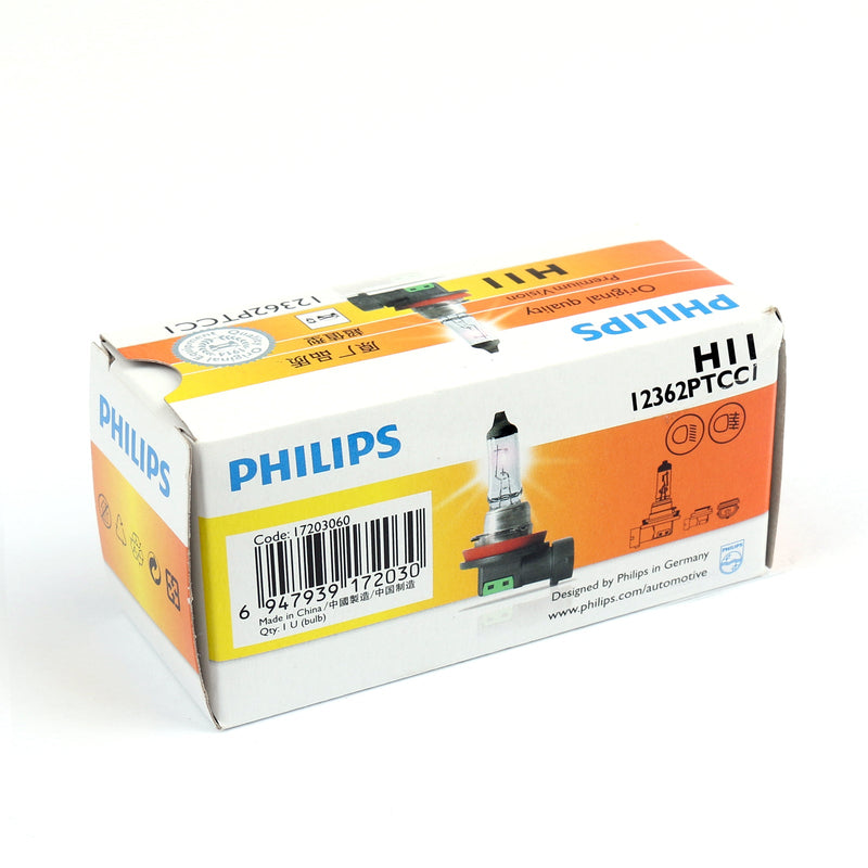 Philips Original Quality Premium Vision H11 12V 55W Halogen Bulb Signaling lamp Generic