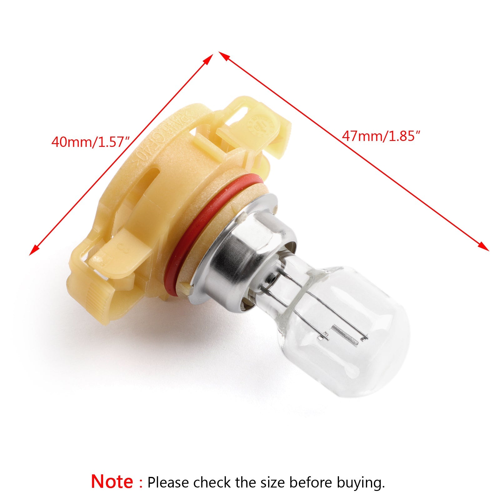 فيليبس PSX24W x 1 لمبة قياسية للسيارة Foglight Beam 12276 مصباح ضباب أصلي