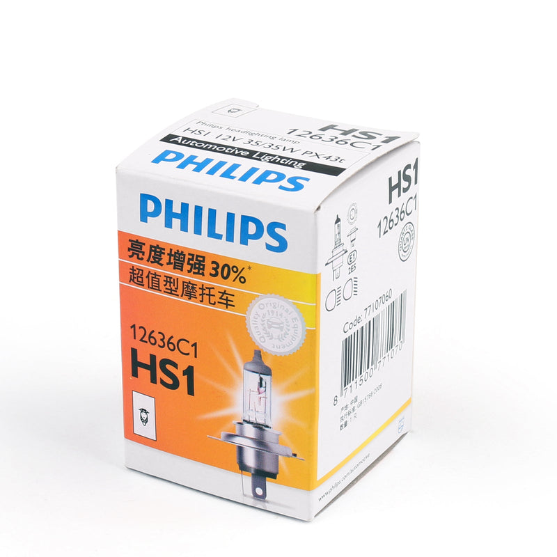 Bombilla halógena original Philips Premium 12636 12V 35W HS1/H4/9003/HB2 Genérica