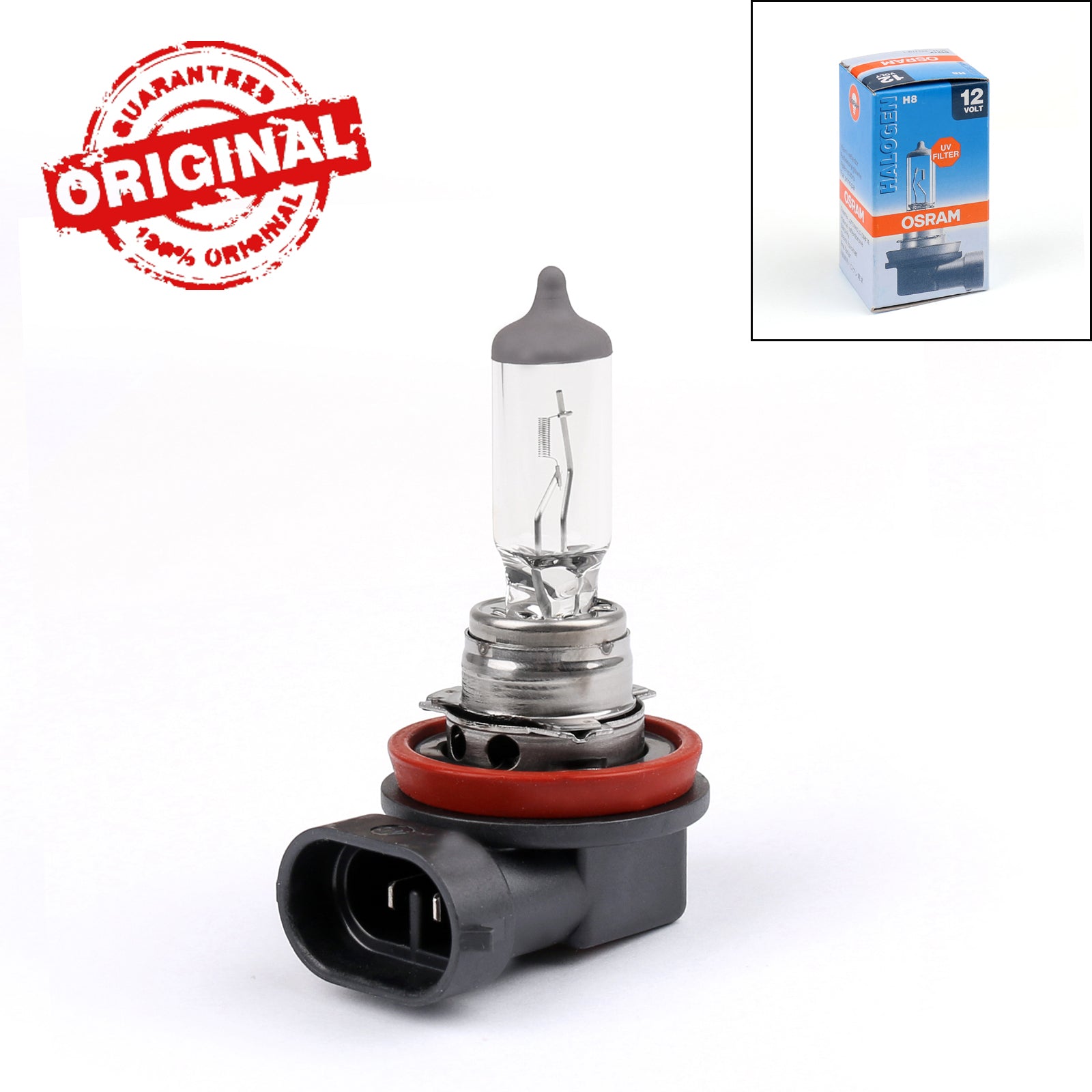 1Pc OSRAM H8 12V 35W 3200K Halogen Original Headlight Lamp Bulb Made In Germany