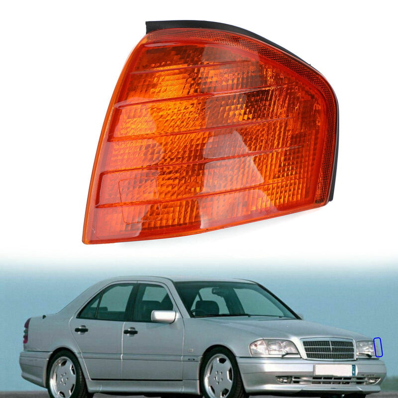 أضواء الزاوية اليسرى/الأيمن بدوره مصابيح الإشارة لبنز C الفئة W202 1994-2000 عام