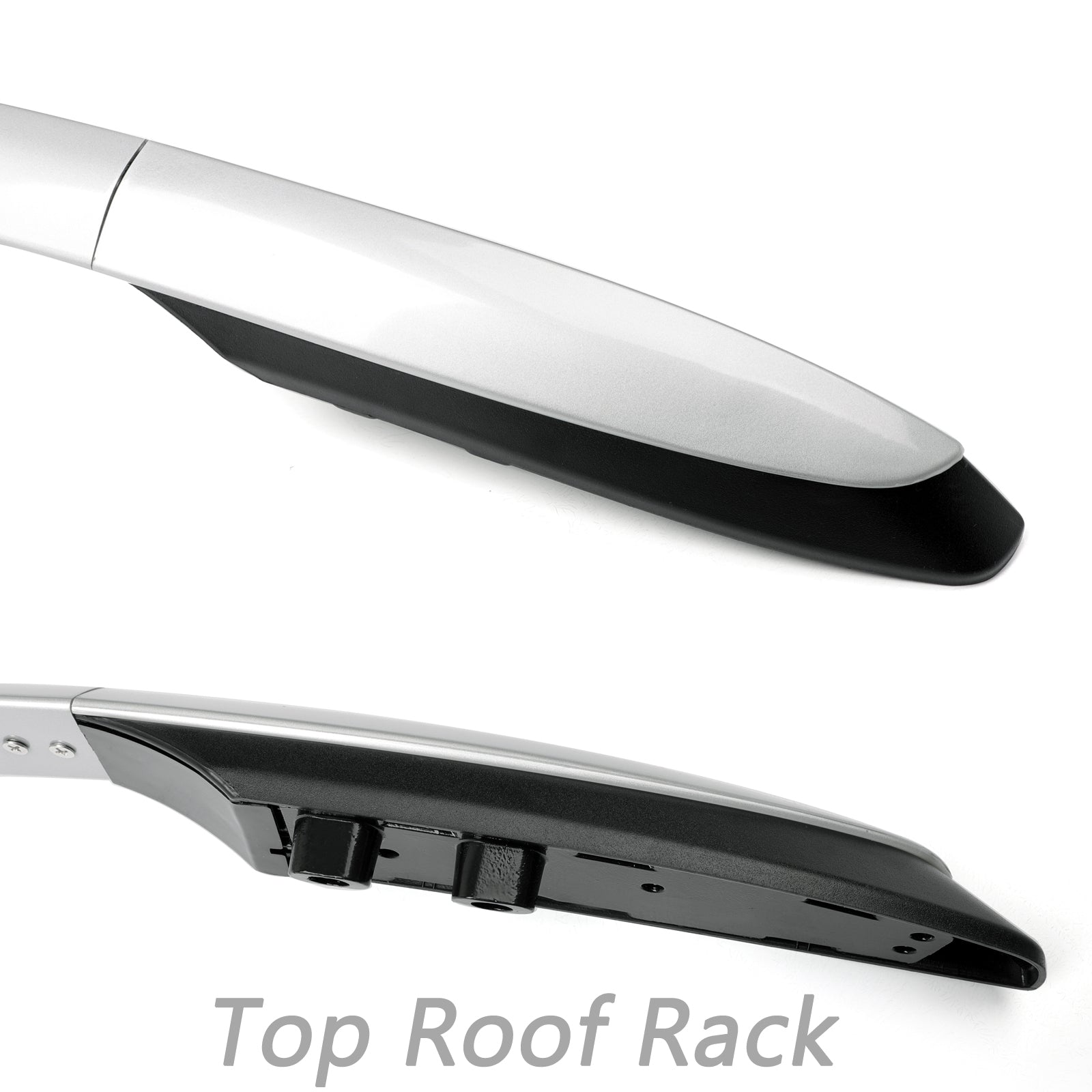 2013-2018 Toyota RAV4 Aluminum Factory Silver Top Roof Rack Side Rails Bar