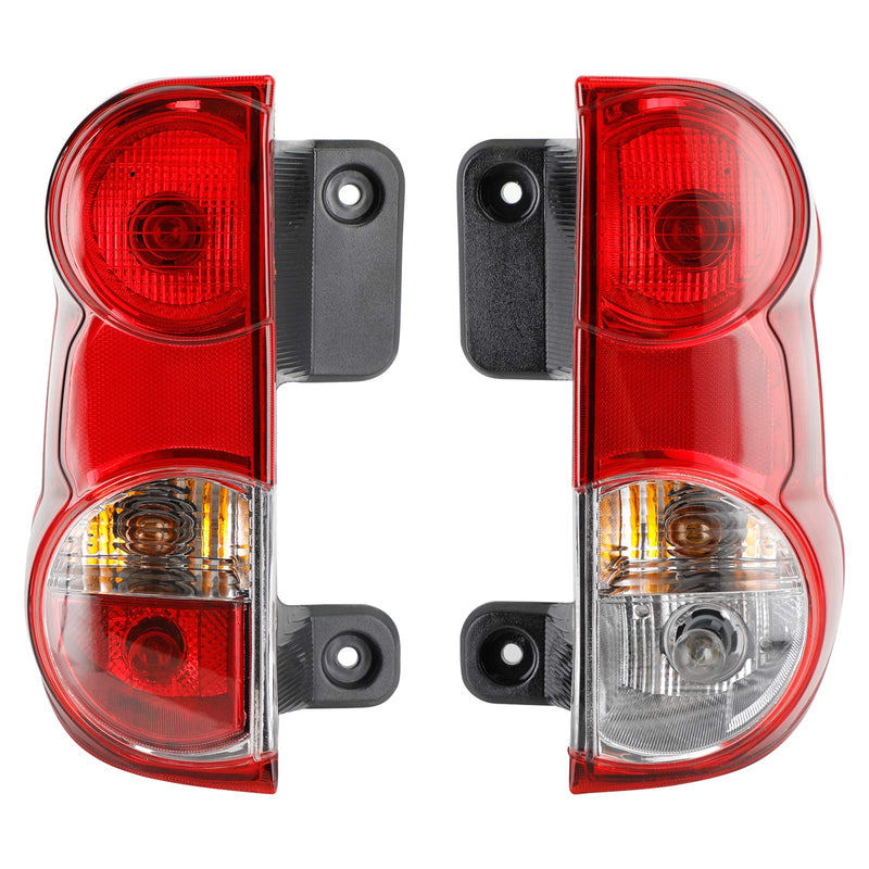 2013-2018 نيسان NV200 اليسار + اليمين الذيل ضوء خلفي عدسة حمراء واضحة