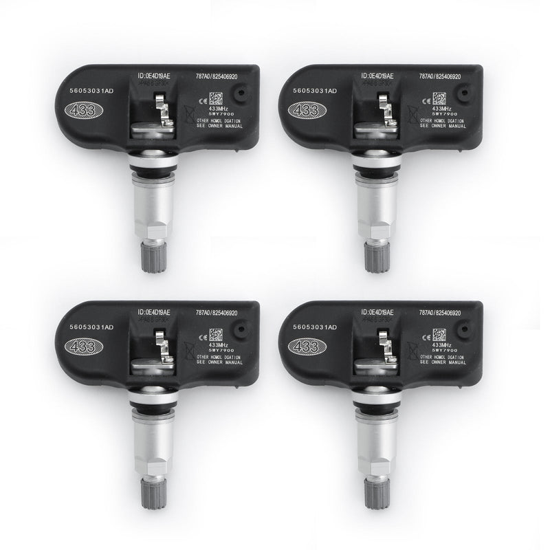 4 X 56053031AD TPMS For Chrysler TIRE PRESSURE SENSOR 433 MHz TS-CH10 Generic