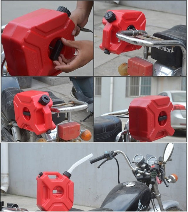Tanque de combustible diésel de Gas bidones de plástico de 5L con bloqueo SUV ATV Scooter motocicleta