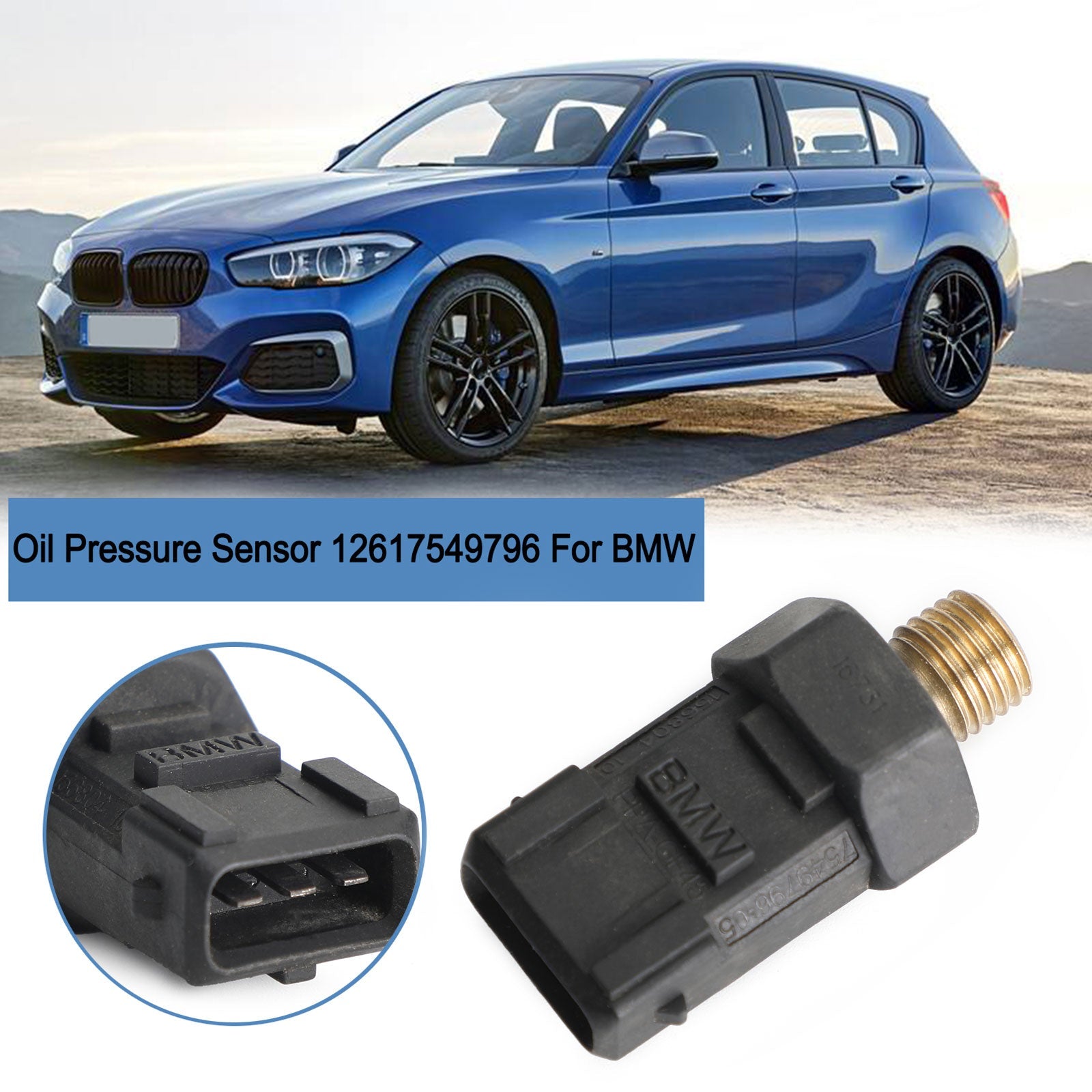 Sensor de presión de aceite 12617549796 para BMW 1 serie E81 E88 3 serie E90 genérico