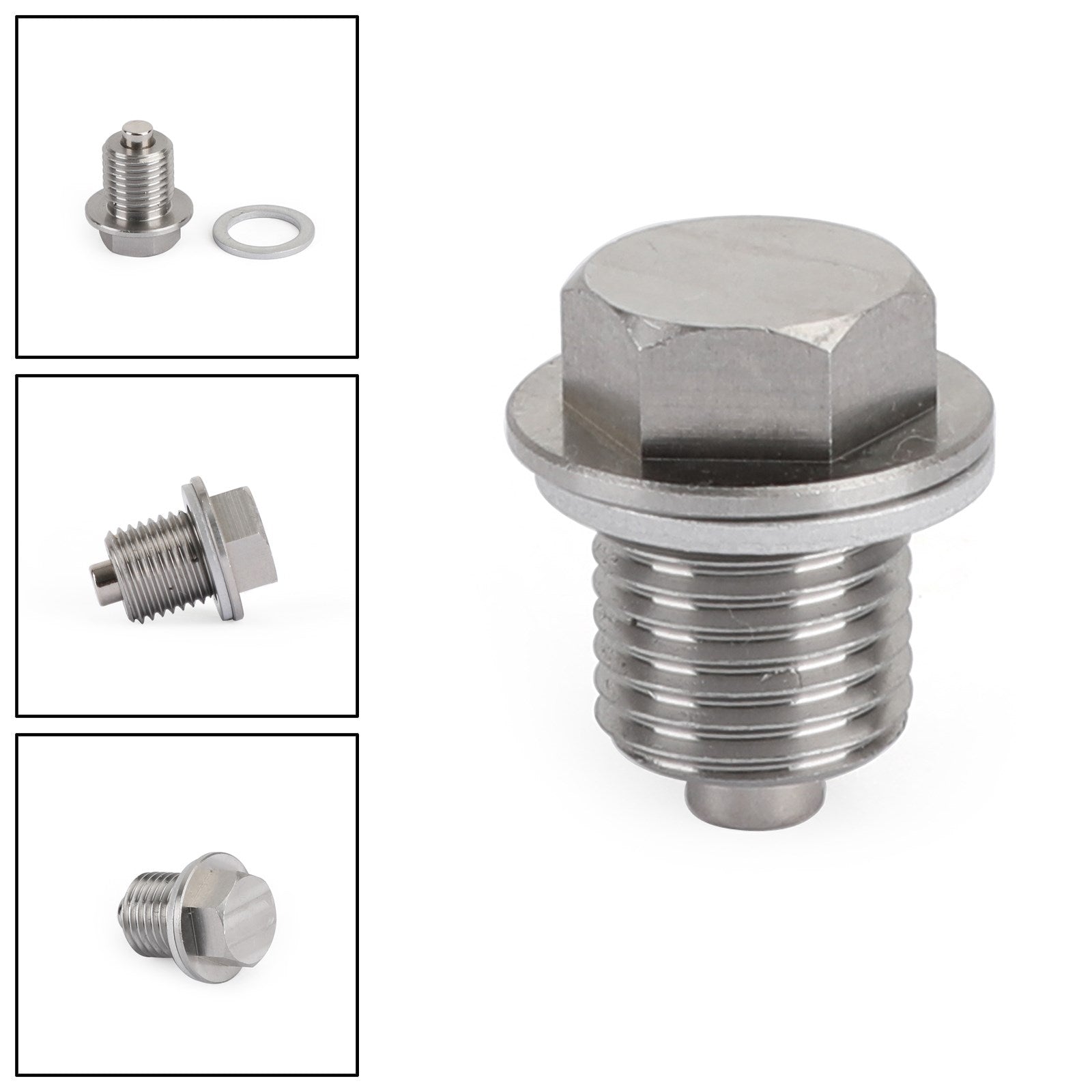 Stainless Steel Car Oil Drain Plug with Neodymium Magnet Universal Generic